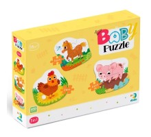 Пазл DoDo 3 в 1 День на фермі (300394)