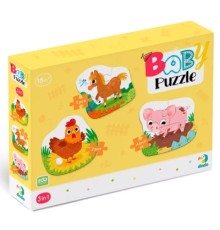 Пазл DoDo 3 в 1 День на фермі (300394)