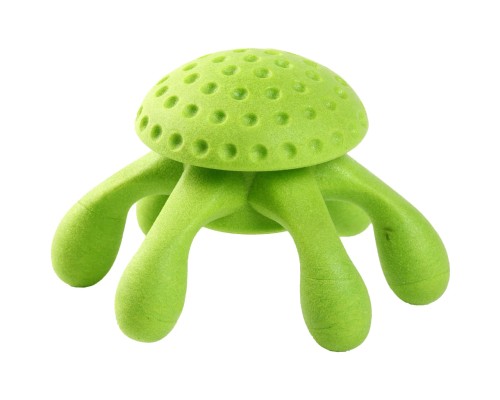 Іграшка для собак Kiwi Walker Восьминіг 13 см зелена (8596075002770)