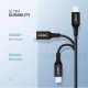 Дата кабель USB-C to Lightning 1.0m US1713A Nickel Plating ABS Shell Black Ugreen (60751)