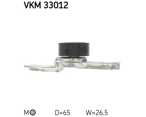 Ролик натягувача ременя SKF VKM 33012