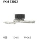 Ролик натягувача ременя SKF VKM 33012