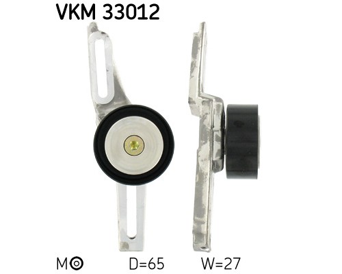 Ролик натягувача ременя SKF VKM 33012