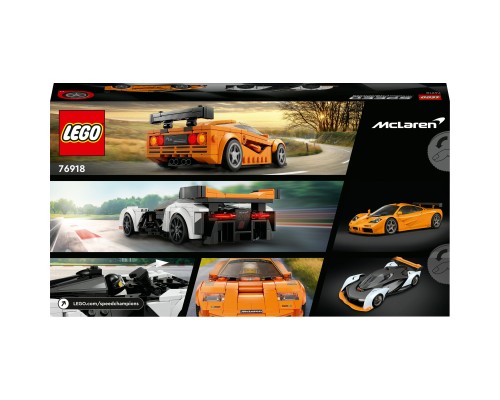 Конструктор LEGO Speed Champions McLaren Solus GT і McLaren F1 LM 581 деталь (76918)