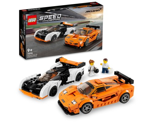 Конструктор LEGO Speed Champions McLaren Solus GT і McLaren F1 LM 581 деталь (76918)