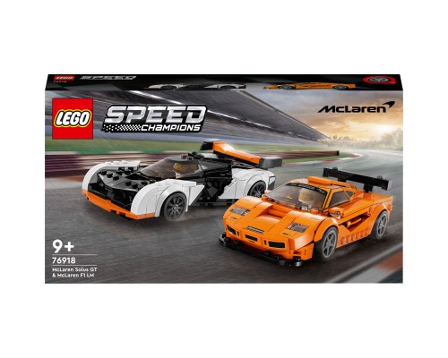 Конструктор LEGO Speed Champions McLaren Solus GT і McLaren F1 LM 581 деталь (76918)