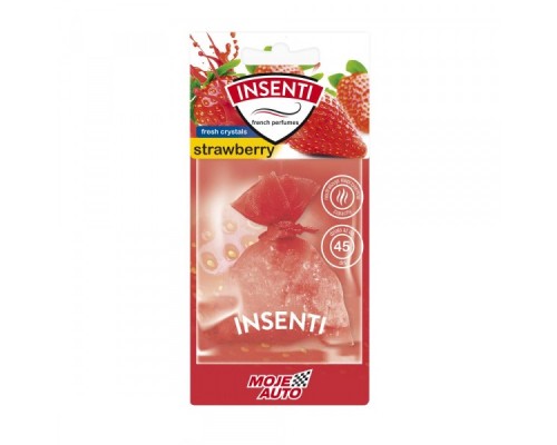 Ароматизатор для автомобіля MOJE AUTO Insenti Fresh Bag Strawberry 20мл (15-504) 