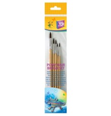 Пензлик для малювання Cool For School набір 5 шт (2,4,6,8,10) (CF60824)