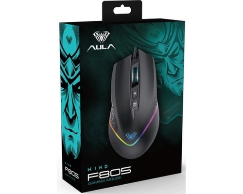 Мишка Aula F805 USB Black (6948391212906)
