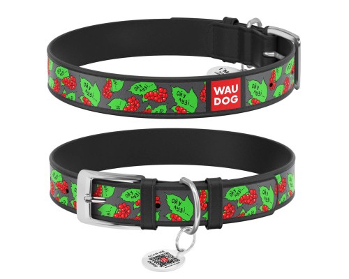 Нашийник для тварин WAUDOG Design з QR паспортом 