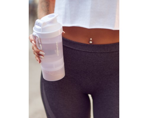 Шейкер спортивний SmartShake Original2GO 600ml Pure White (10560602)