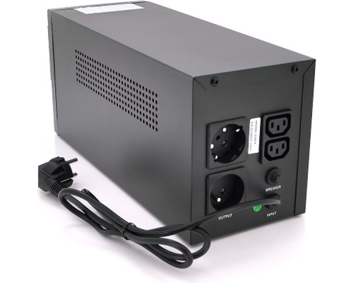 Пристрій безперебійного живлення Qoltec Qoltec QLT1200 (720W) (QLT1200L-53973)