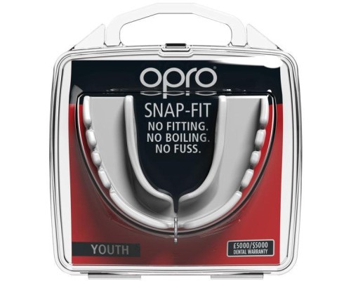 Капа Opro Snap-Fit дитяча (вік до 11) Clear (art.002143015) (SN_JR_Clear)
