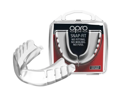 Капа Opro Snap-Fit дитяча (вік до 11) Clear (art.002143015) (SN_JR_Clear)