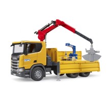 Спецтехніка Bruder Scania Super 560R з краном-маніпулятором 1:16 з аксесуарами (03551)