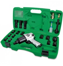 Гайковерт Toptul пневмо з набором головок 1/2