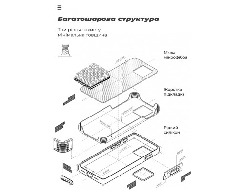 Чохол до мобільного телефона Armorstandart ICON Case Xiaomi 13T 5G / 13T Pro 5G Dark Blue (ARM69645)