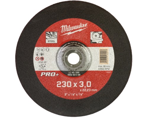 Круг відрізний Milwaukee по металу SCS 42/230х3 PRO+ (4932451498)