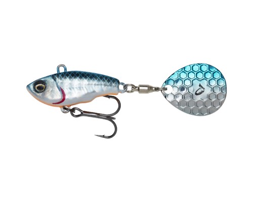Блешня Savage Gear Fat Tail Spin 65mm 16.0g Blue Silver (1854.44.09)