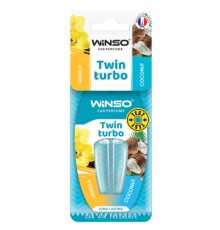 Ароматизатор для автомобіля WINSO Twin Turbo - Vanilla Coconut (538380)