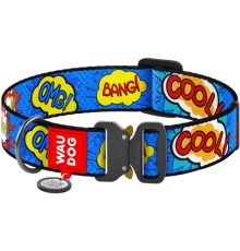 Нашийник для тварин WAUDOG Nylon з QR паспортом 