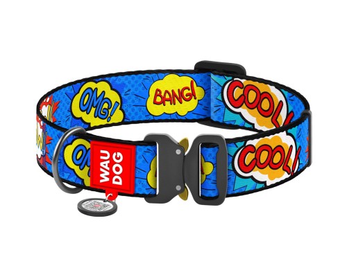 Нашийник для тварин WAUDOG Nylon з QR паспортом 