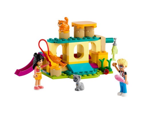 Конструктор LEGO Friends Пригоди на котячому ігровому майданчику 87 деталей (42612)