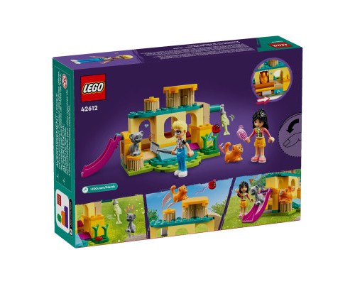 Конструктор LEGO Friends Пригоди на котячому ігровому майданчику 87 деталей (42612)