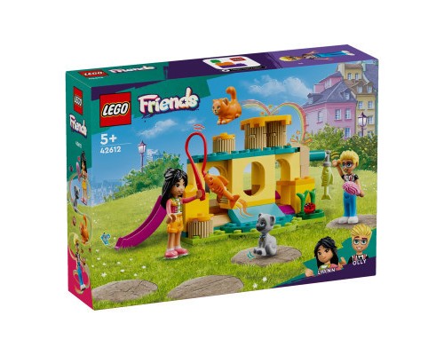 Конструктор LEGO Friends Пригоди на котячому ігровому майданчику 87 деталей (42612)