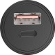 Зарядний пристрій Choetech Car USB-A/USB-C 30W QC3.0/PD (TC0006-V2-BK)