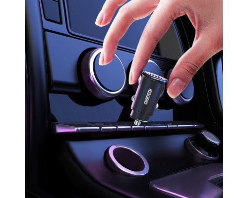 Зарядний пристрій Choetech Car USB-A/USB-C 30W QC3.0/PD (TC0006-V2-BK)