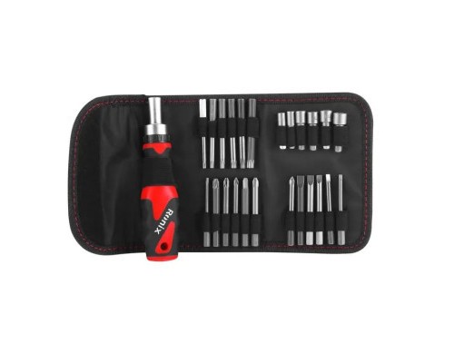 Викрутка Ronix з тріскачкою та набором біт 26 шт (RH-2721)
