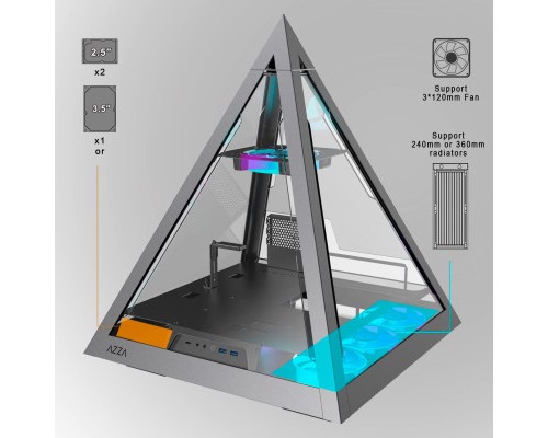 Корпус Azza PYRAMID (CSAZ-804L)