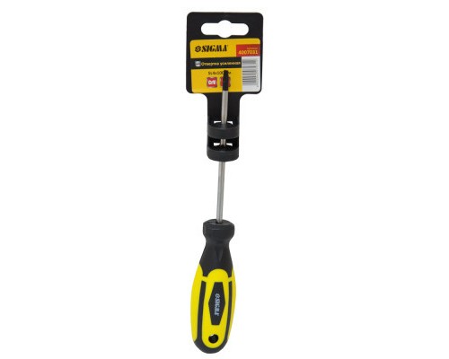 Викрутка Sigma посилена шліцьова SL4x100мм CrV (4007031)