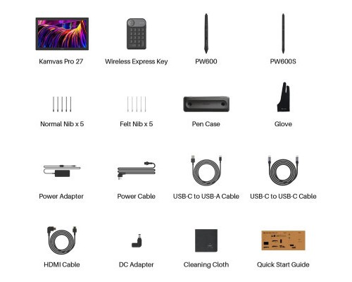 Планшет-монітор Huion Kamvas Pro 27 (GT2701)