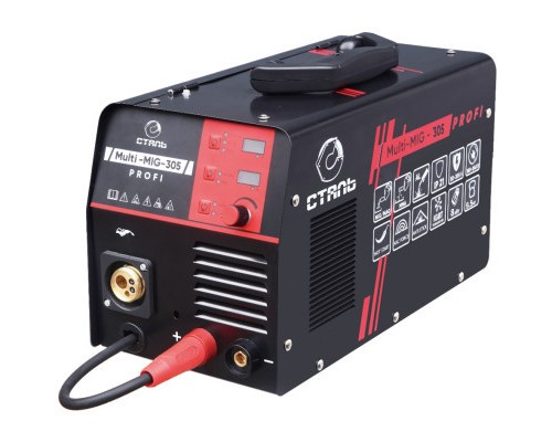 Зварювальний апарат СТАЛЬ MULTI-MIG-305 PROFI (89492)