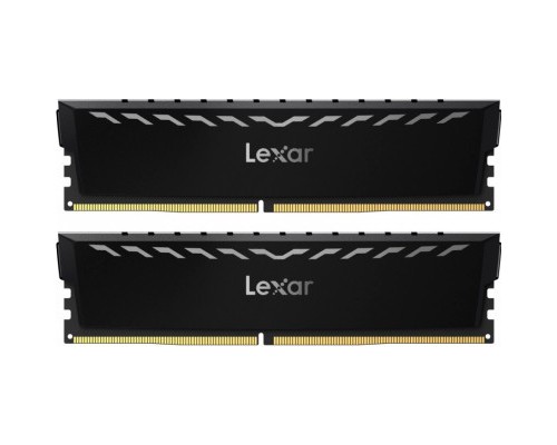 Модуль пам'яті для комп'ютера DDR4 32GB (2x16GB) 3600 MHz THOR Black Lexar (LD4U16G36C18LG-RGD)