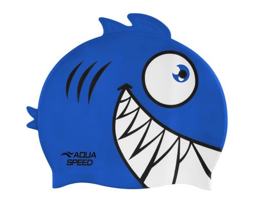 Шапка для плавання Aqua Speed Zoo Pirana 246-01 9696 синій Діт OSFM (5908217696960) Шапка для плавання Aqua Speed Zoo Pirana 246-01 9696 синій Діт OSFM (5908217696960)
