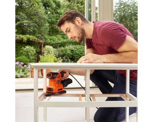 Шліфувальна машина Black&Decker 200 Вт, 8000-13000 об/хв, вага 1.58 кг (BEW200)