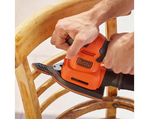 Шліфувальна машина Black&Decker 200 Вт, 8000-13000 об/хв, вага 1.58 кг (BEW200)