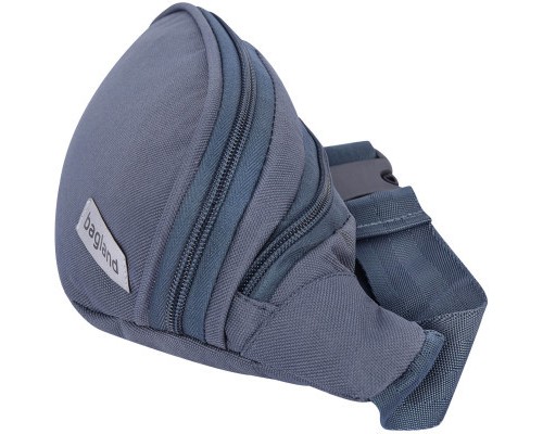 Сумка-бананка Bagland Bella 2 л. 321 сірий (0020266) (61312968)
