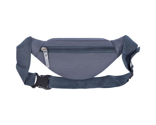Сумка-бананка Bagland Bella 2 л. 321 сірий (0020266) (61312968)