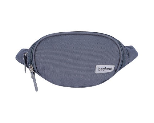 Сумка-бананка Bagland Bella 2 л. 321 сірий (0020266) (61312968)