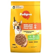 Сухий корм для собак Pedigree для малих порід з птицею та овочами 500 г (5998749143360)