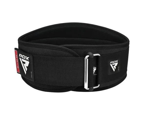 Атлетичний пояс RDX RX3 EVA Curve неопреновий Black XL (WBE-RX3B-XL)