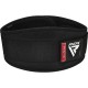 Атлетичний пояс RDX RX3 EVA Curve неопреновий Black XL (WBE-RX3B-XL)