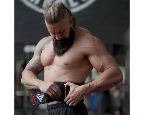 Атлетичний пояс RDX RX3 EVA Curve неопреновий Black XL (WBE-RX3B-XL)