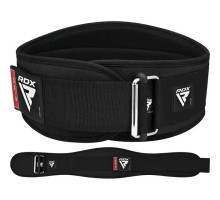 Атлетичний пояс RDX RX3 EVA Curve неопреновий Black XL (WBE-RX3B-XL)