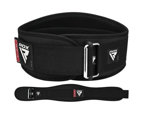Атлетичний пояс RDX RX3 EVA Curve неопреновий Black XL (WBE-RX3B-XL)
