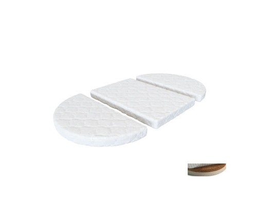 Матрац для дитячого ліжечка Ingvart трансформер на ліжко Smart Bed Round кокос, 72х72/120 см (721626)